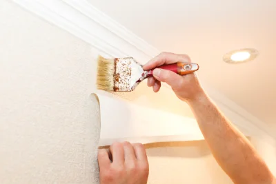 Pose de papier peint à Estavar — revêtements muraux et toiles de verre